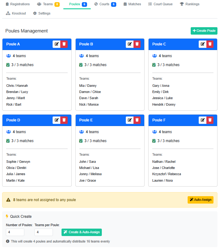 Bepaal de opzet van het event